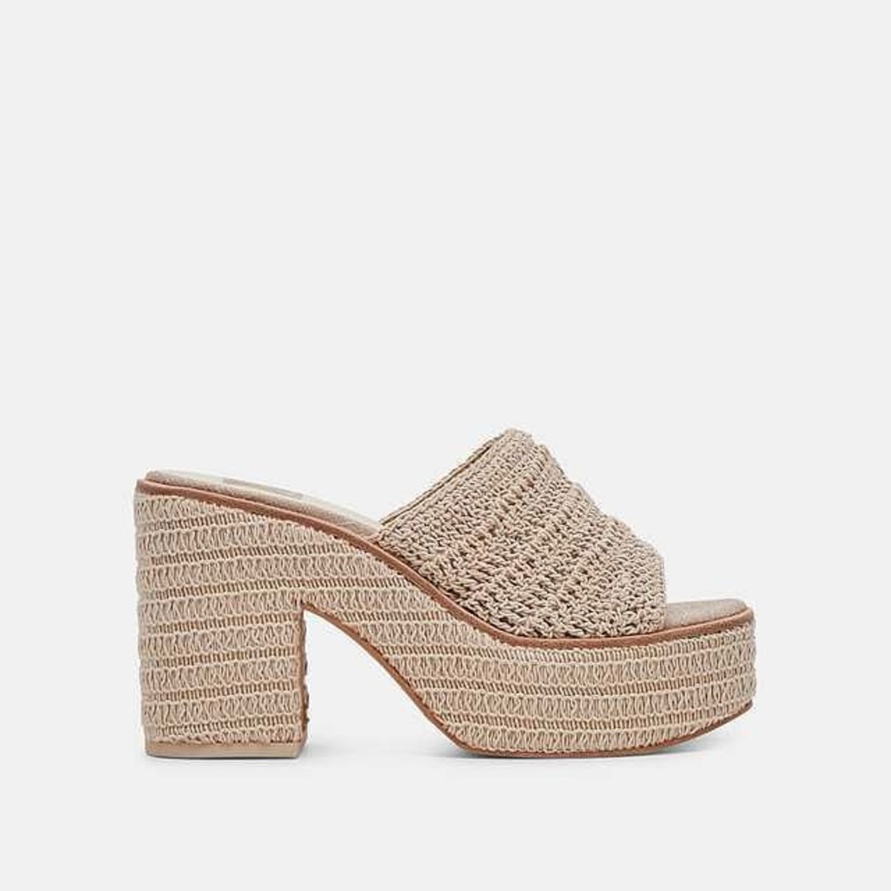 Dolce Vita Landin Woven Platform Heels